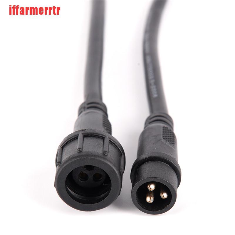 Đầu Nối Dài Cáp Led AC 3Pin 18AWG Chống Nước IP65 Tiện dụng | BigBuy360 - bigbuy360.vn