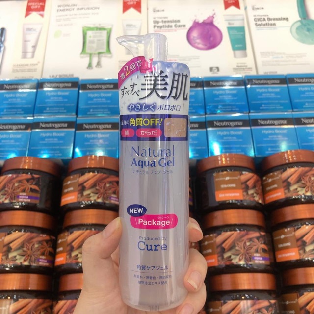 Tẩy Da Chết Cure Aqua Gel Mẫu Mới Nhật Bản