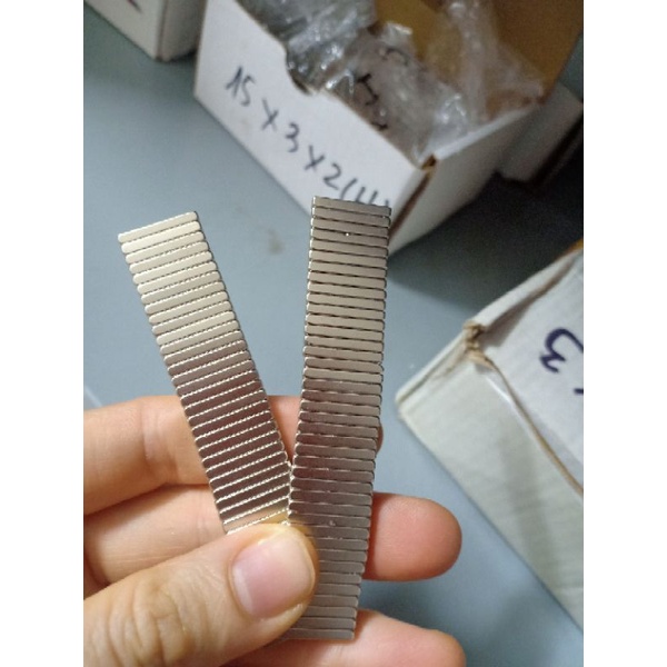 10 viên nam châm siêu nhỏ dài 15*3*2mm nam châm đất hiếm
