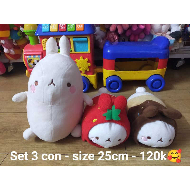 Set gấu bông 4 bé Molang siêu cute-150k, chi tiết trên hình😘