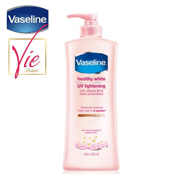 Sữa dưỡng thể Vaseline Healthy White UV Lightening Body Lotion 725ml