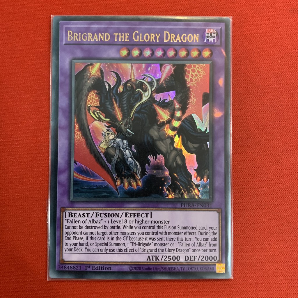 [EN-JP][Thẻ Bài Yugioh Chính Hãng] Brigrand The Glory Dragon