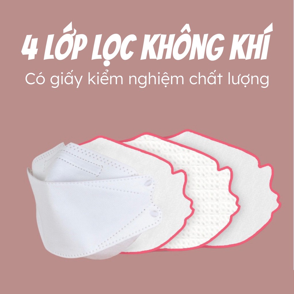 [THÙNG 300 CHIẾC] Khẩu trang KF94 Hàn Quốc KG Mask 4 lớp kháng khuẩn - Siêu dễ chịu