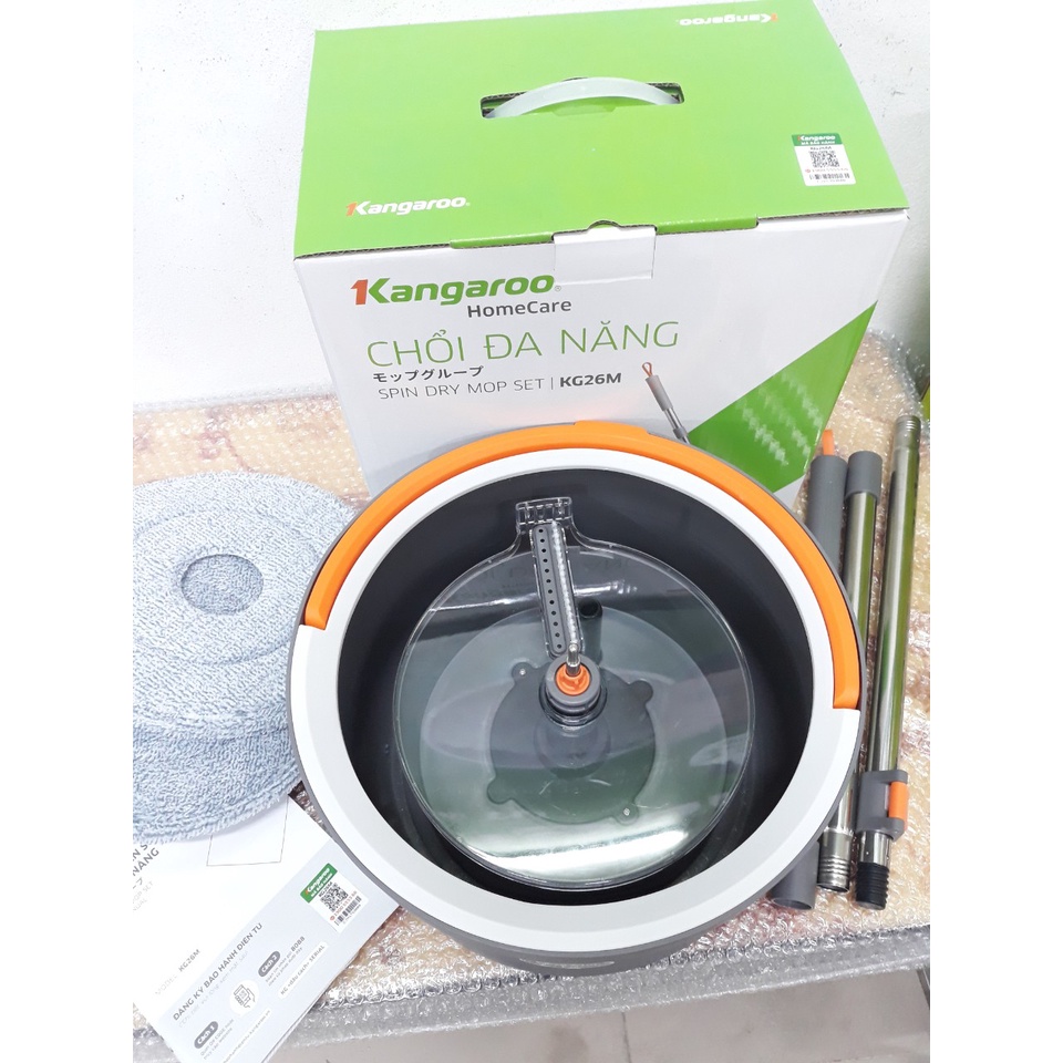 Chổi lau nhà đa năng Kangaroo KG26M bảo hành 12 tháng