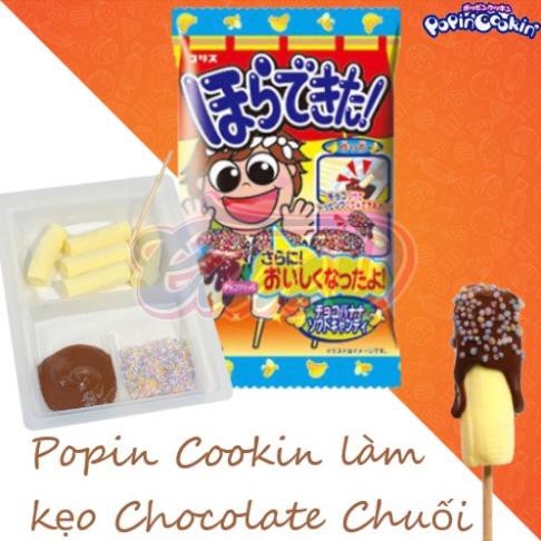 Popin Cookin làm kẹo Chocolate Chuối