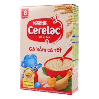 Bột ăn dặm Nestlé Cerelac gà hầm cà rốt 200g