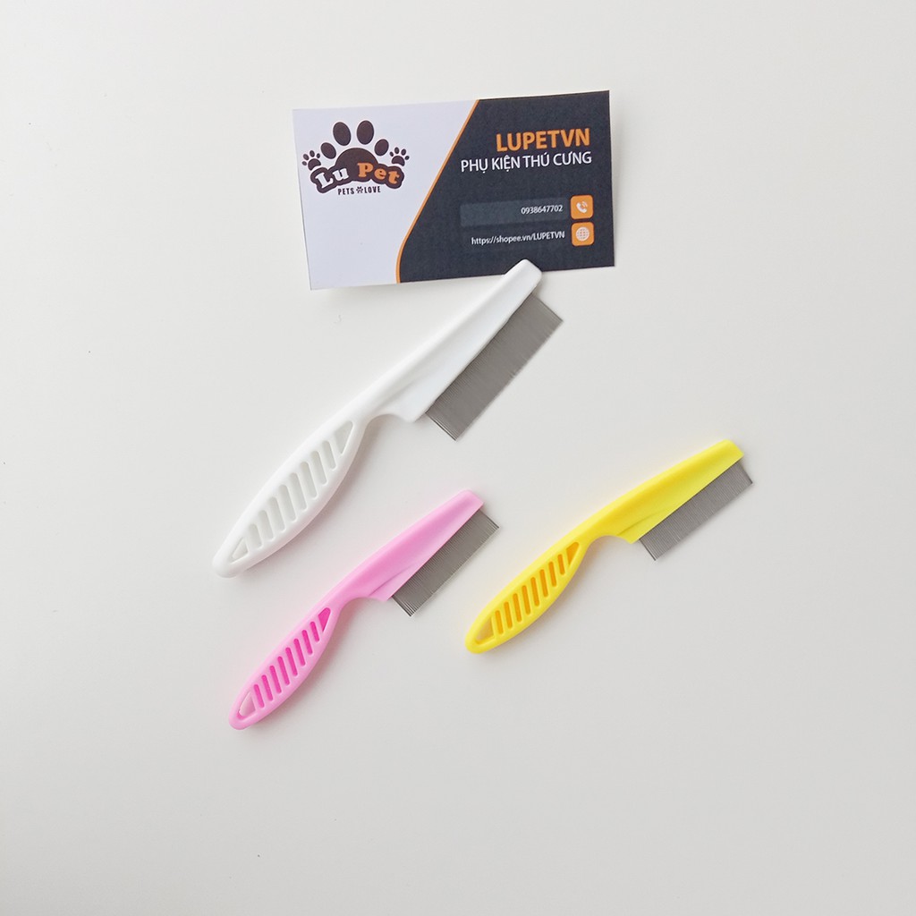 Lược Chải Ve Rận Cho Chó Mèo - Lược Chải Lông Cho Thú Cưng giá rẻ LUPETVN