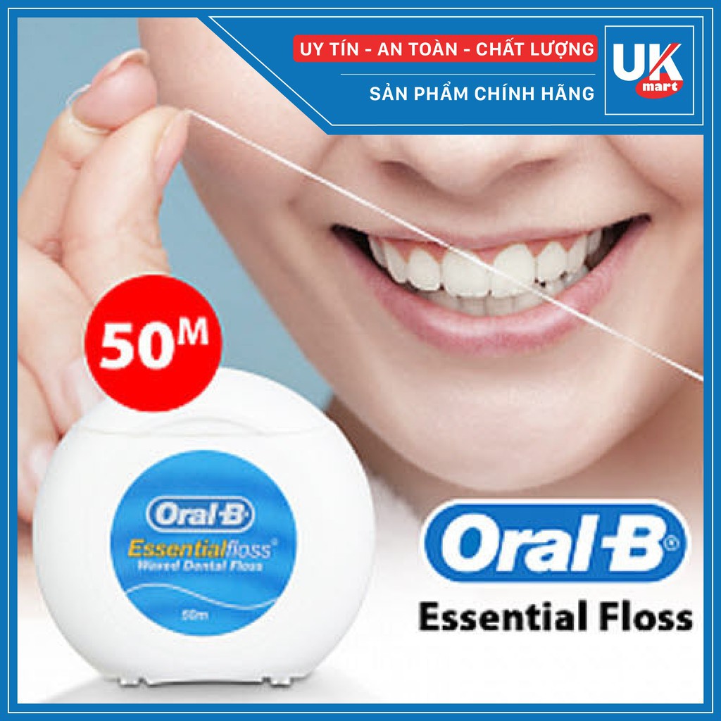 Chỉ Nha Khoa Oral-B Essential Floss (50m/Hộp)