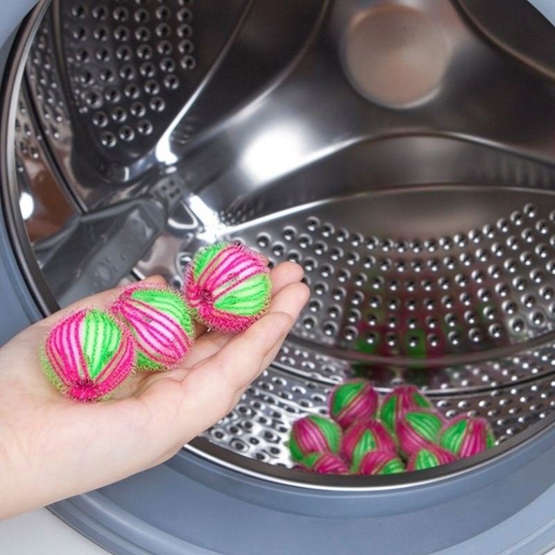 Dụng Cụ Bóng Hỗ Trợ Giặt Quần Áo Với Thiết Kế Nhỏ Gọn Tiện Dụng