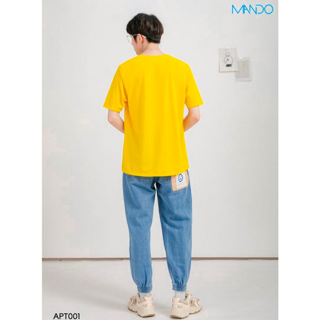 Áo Phông Áo Thun Nam MANDO Trơn Cotton Kiểu Dáng Basic Phong Cách Thời Trang Hàn Quốc APT01 | BigBuy360 - bigbuy360.vn