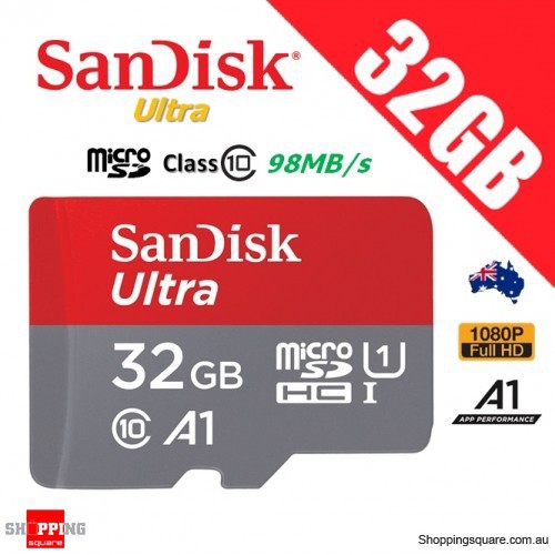 Thẻ nhớ SanDisk Ultra microSDHC UHS-I chuẩn A1(4G, 16, 32, 64GB)