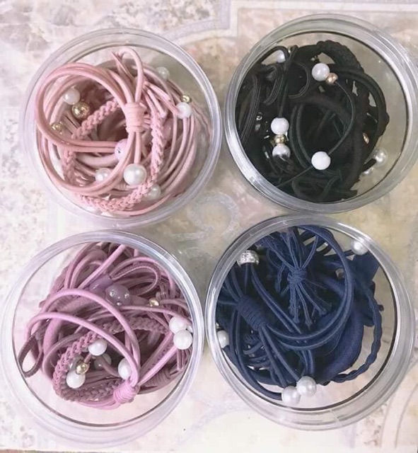 Hộp buộc tóc 12 cái