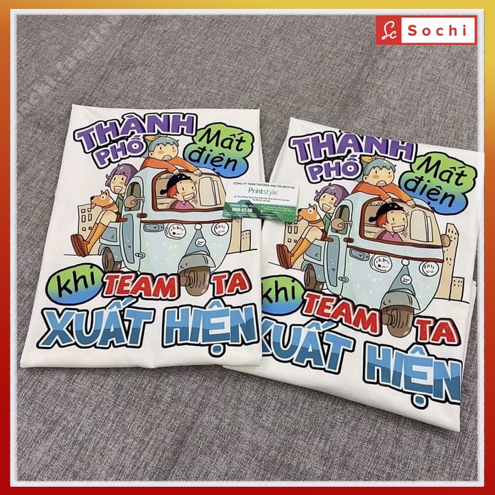 Áo đồng phục giá sỉ, áo nhóm đi biển, đi chơi chất cotton dày dặn thoáng mát BSTDP04