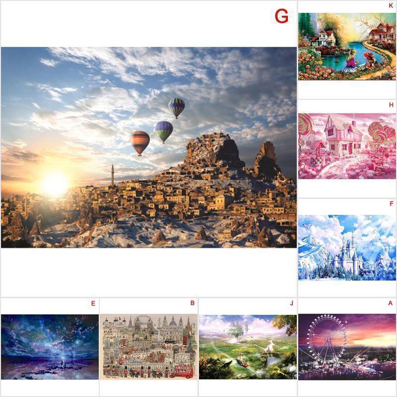 [HoMSI] 1000 Pieces DIY jigsaw Puzzle Adult Puzzles Children Educational Toys Decoration SUU