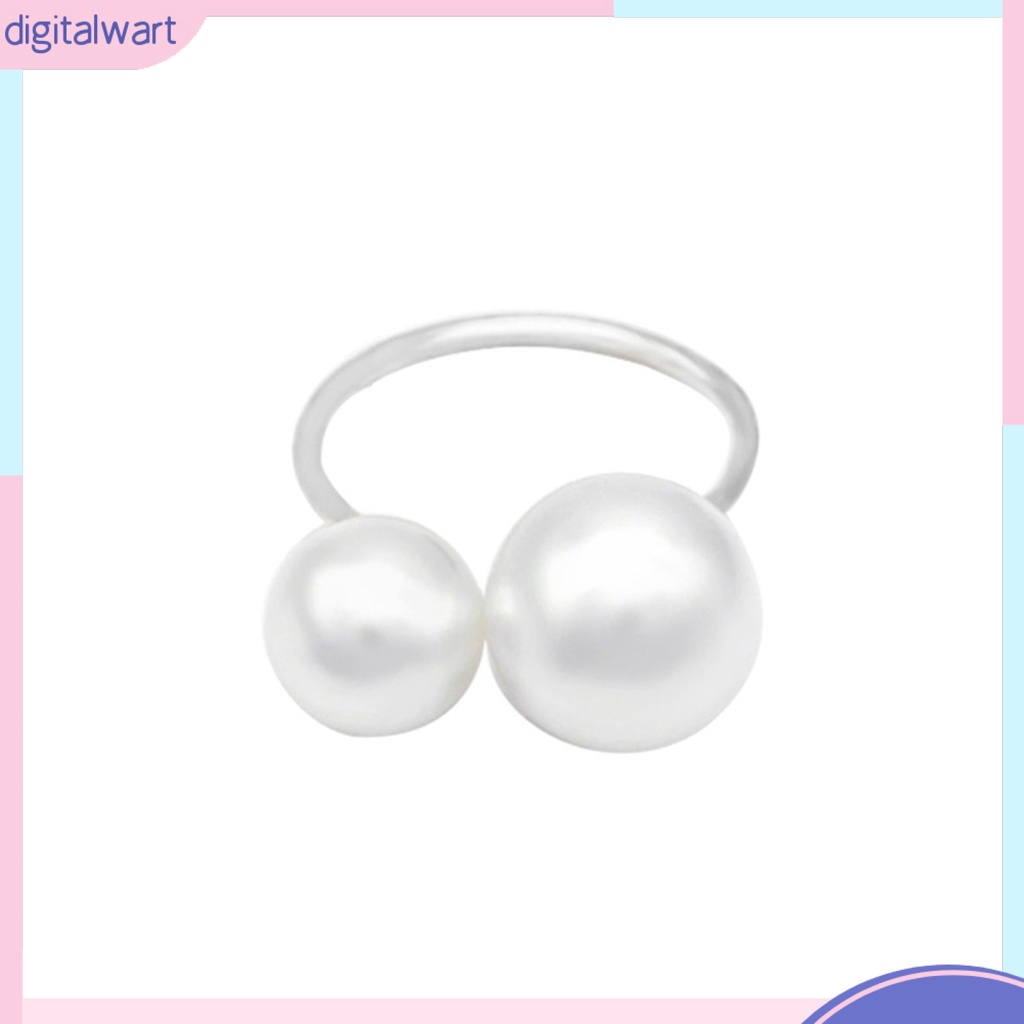 Nhẫn Nữ Đính Ngọc Trai Nhân Tạo Thời Trang