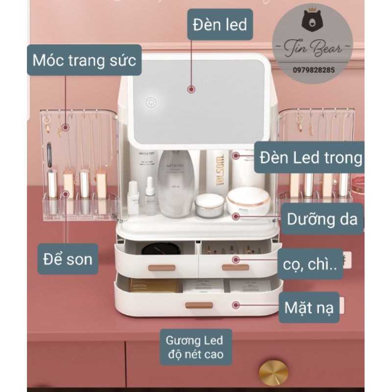 Hộp đựng mỹ phẩm CAO CẤP