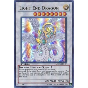 Thẻ bài Yugioh - TCG - Light End Dragon / LCGX-EN189 '