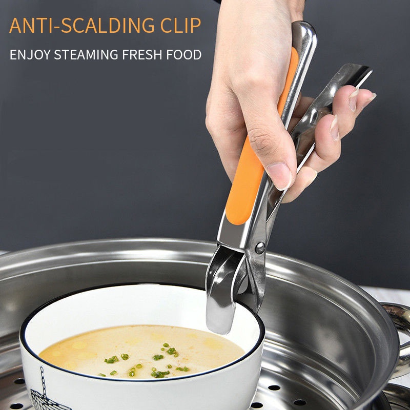 Dụng Cụ Kẹp Tô Chống Trượt Bằng Thép Không Gỉ Đa Chức Năng