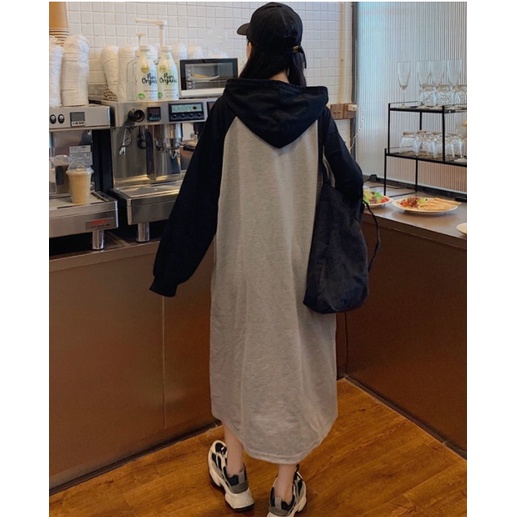 Đầm Suông Nữ In Số 76 Có Mũ dưới 65kg