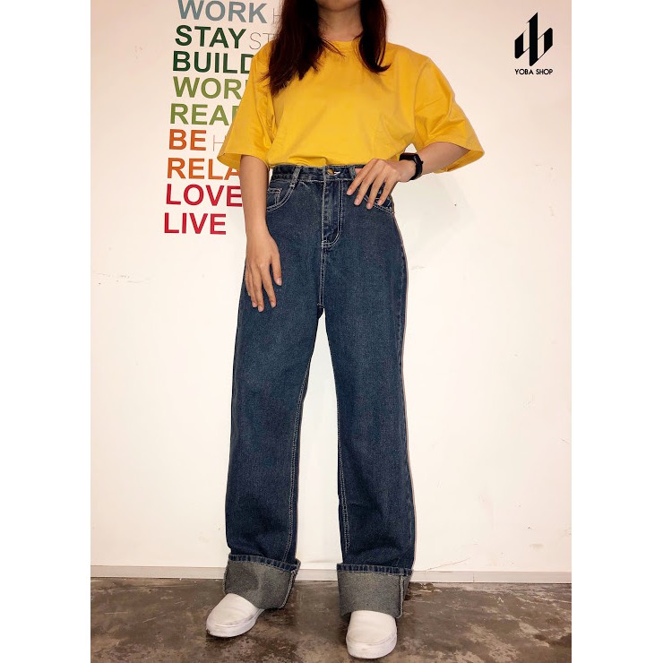 QUẦN JEANS SUÔNG RETRO FORM CHUẨN [ẢNH THẬT 100%]