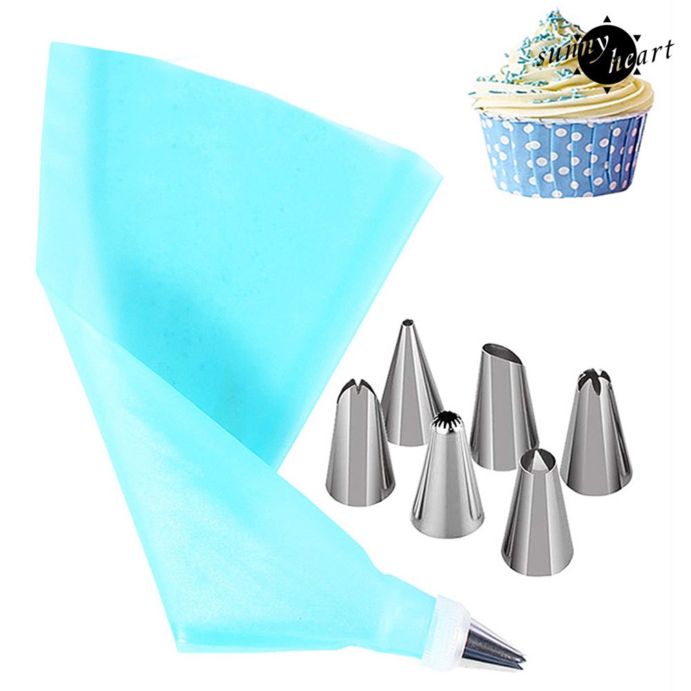 (Hàng Mới Về) Set 8 Đuôi Bắt Bông Kem Trang Trí Bánh Tiện Dụng 1y