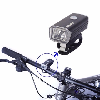 Winmax Mini USB Sạc Xe Đạp Đi Xe Đạp Đèn Led Đen