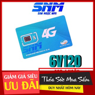 ƯU ĐÃI KHỦNG # (FREE 12T) Sim 4G Viettel V120 Trọn Gói 12 Tháng - 4GB/NGÀY - 1440GB / NĂM - Miễn Phí Gọi Sim Ngọc Mai # 