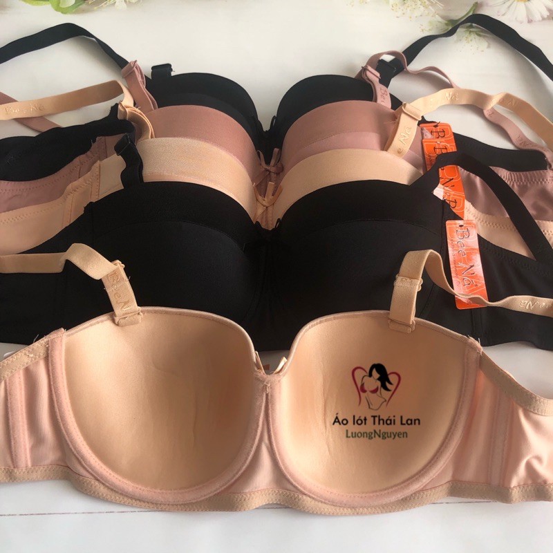 Áo lót ngực cup ngang không đệm bigsize Thái Lan có gọng cup b 2253 size 36 đến 44