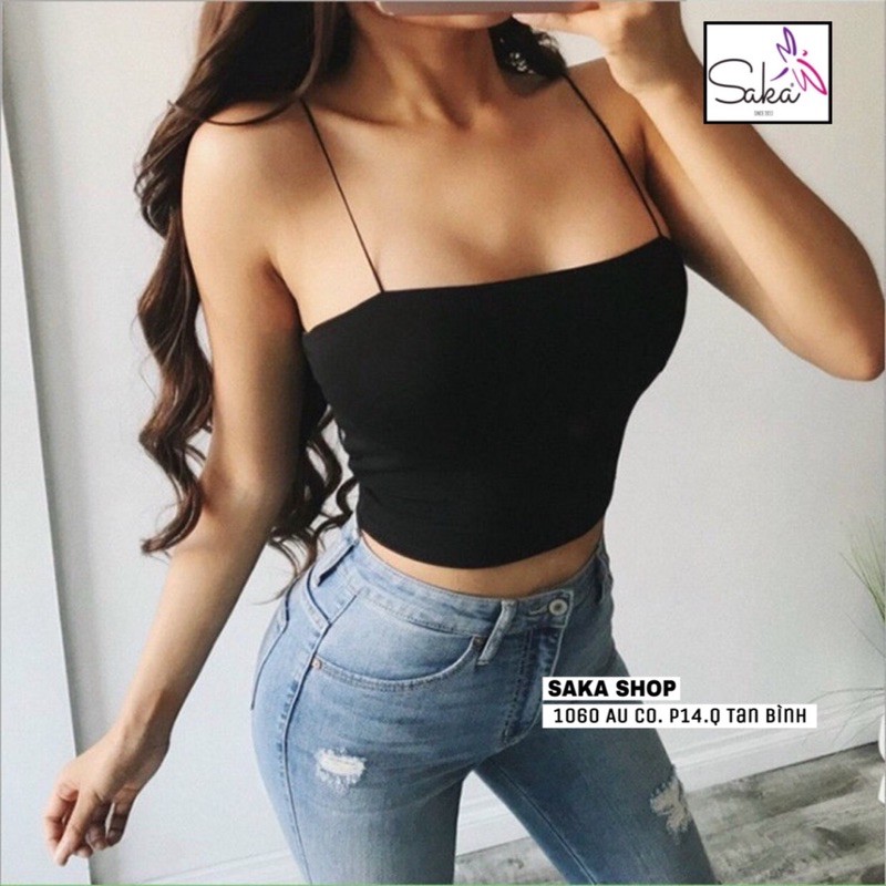 Áo 2 dây cọng bún