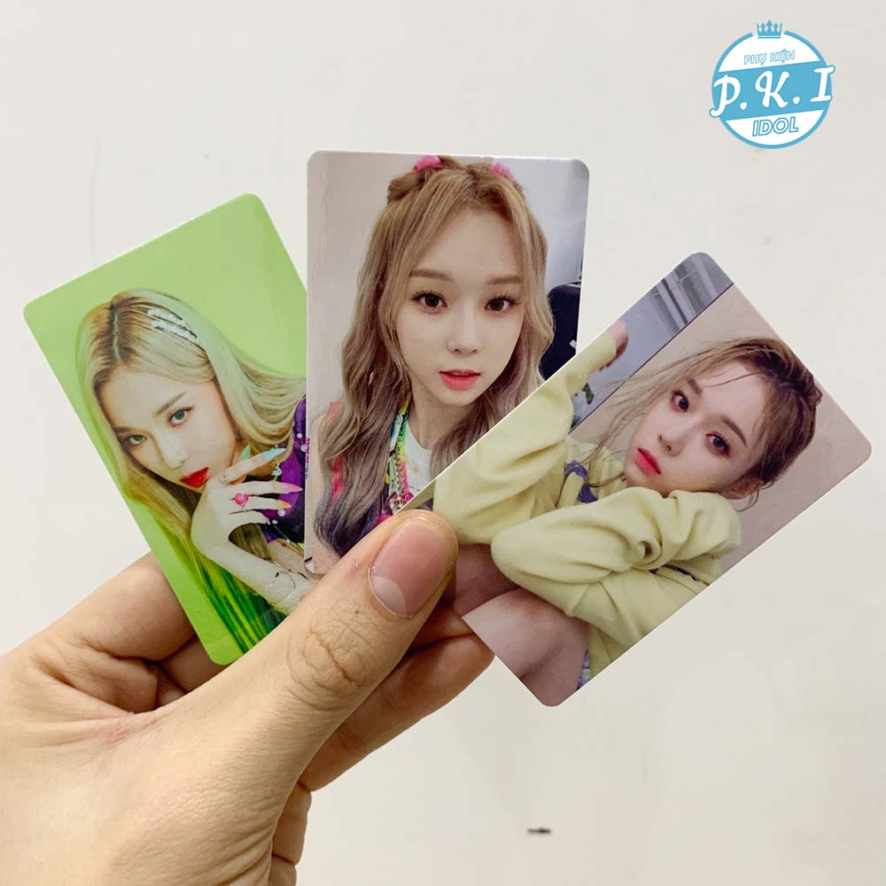 Bộ 9 Tấm Card Bo Góc Winter (A.e.s.p.a) Ép Bóng Siêu Cute