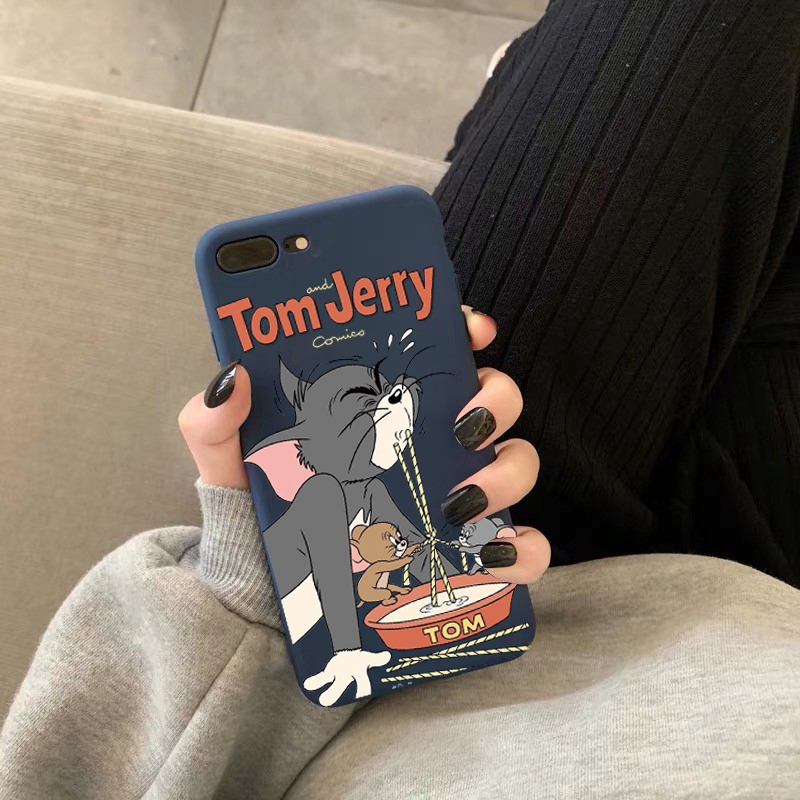 Tom and Jerry Case vivo v7 v7plus v5 v5plus v9 v11 v11i v15pro v15 phone case Lovely cartoon y83 y71 y91c y17 y3 y12 y19 z5x iqooneo casing Silicone cute cartoon