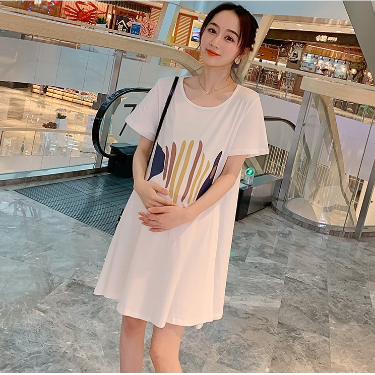 Váy Bầu Đầm Bầu Xinh Thun Hình Cao Cấp A1768