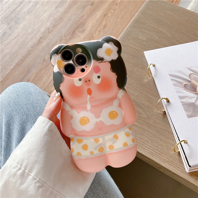 Ốp Điện Thoại Chống Sốc In Hình Cô Gái Mặc Bikini 3D Cho iPhone 14 13 12 11 Pro Max XS XR XSMAX
