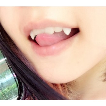 [ẢNH THẬT] Răng nanh cao cấp 13mm,15mm keo dán răng nanh răng khểnh giả