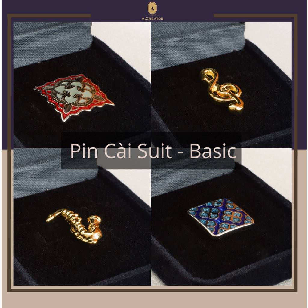 Tổng Hợp Pin Cài Suit - Basic