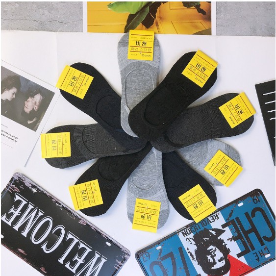 COMBO 5 đôi Tất lười nam nữ chất liệu vải cotton co giãn 4 chiều, vớ cổ ngắn dễ phối đồ TATNAM09