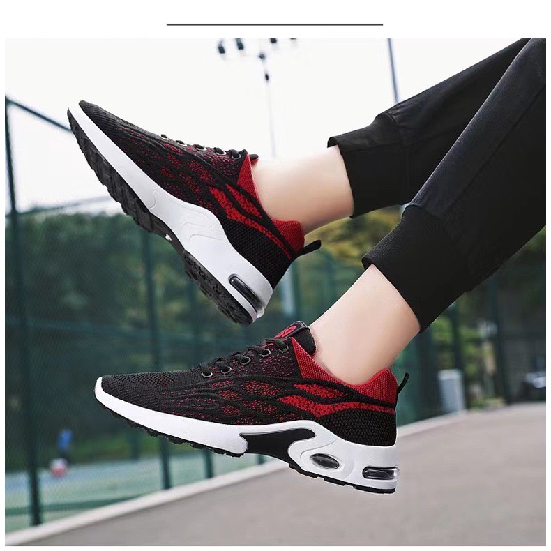 Giày thể thao nam sneaker vải thoáng khí Ponint Đệm Khí Cực Chất