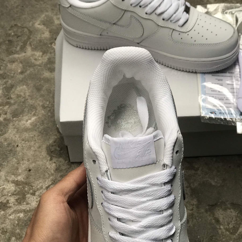 Giày thể thao AF1 Trắng nam nữ da miếng mới về, Giày air force one | BigBuy360 - bigbuy360.vn