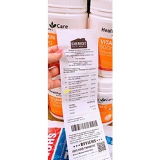 SALE DATE 2024- Viên ngậm Vitamin C Healthy Care hộp 500v 500mg Hàng Chuẩn