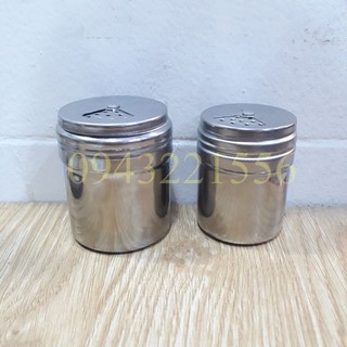 Hủ inox đựng gia vị, đựng tăm, hũ tiêu