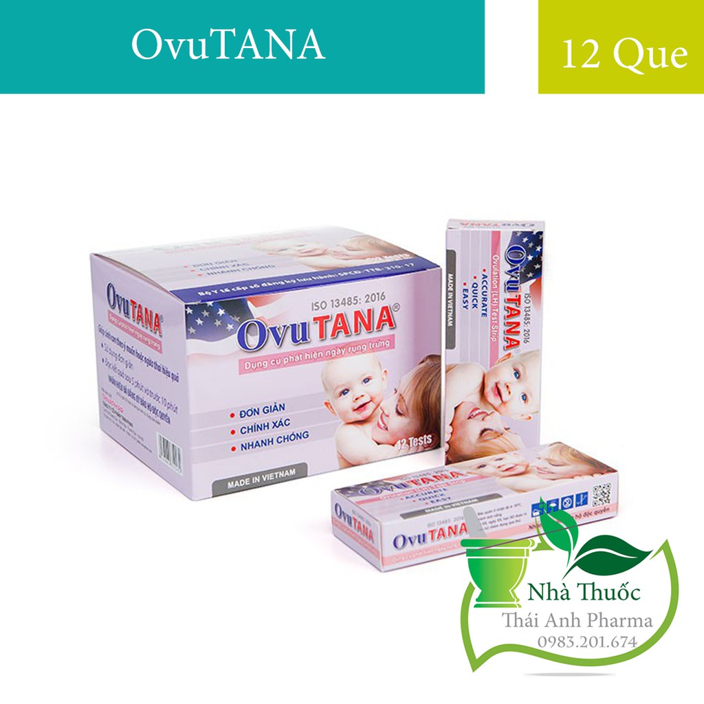 Que Thử Rụng Trứng Ovutana
