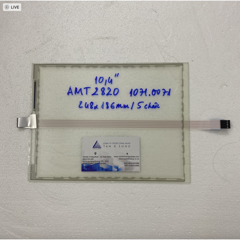 Tấm cảm ứng công nghiệp 10.4 inch AMT2820 1071.0071/ 248x186mm/ 5 chân | BigBuy360 - bigbuy360.vn
