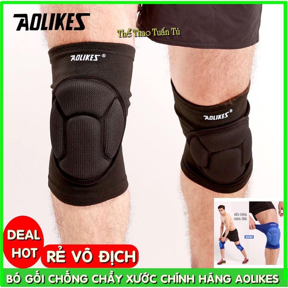 COMBO 2 CHIẾC BÓ GỐI THỂ THAO CAO CẤP AOLIKES trợ lực gối cao cấp Aolikes A0217 (1 Đôi)