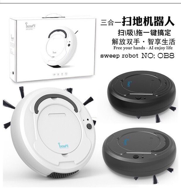 ROBOT HÚT BỤI LAU NHÀ SIÊU SẠCH BOWAI