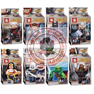 Nonlego SY 266 Marvel DC Superheroes minifigures mô hình lắp ráp các nhân vật siêu anh hùng