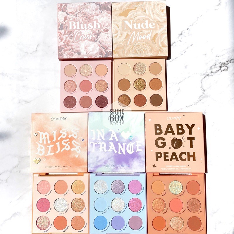 ✨ Bảng mắt Colourpop 9ô BLUSH CRUSH + NUDE MOOD + BABY GOT PEACH ✨ | WebRaoVat - webraovat.net.vn