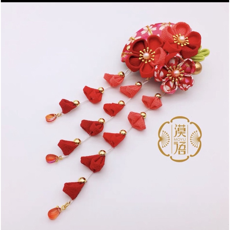 Phụ kiện cài tóc Kanzashi phong cách Nhật Bản -quà tặng nữ