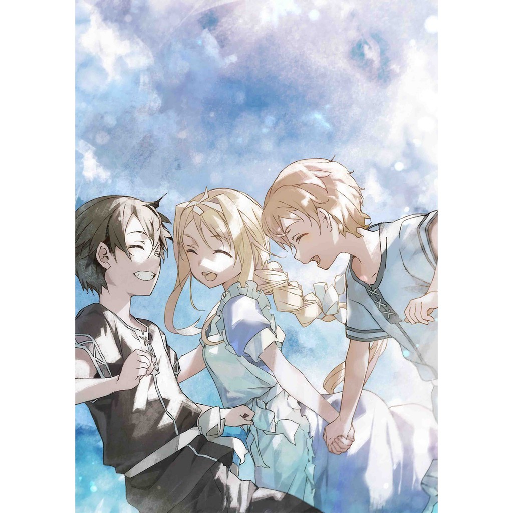 Tấm Áp Phích Treo Tường In Hình Nhân Vật Anime Sword Art Online Dễ Thương