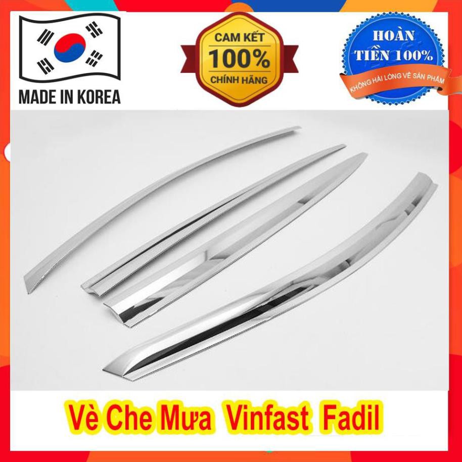 Vè che mưa mạ crom xe Vinfast Fadil chính hãng -made in KOREA.