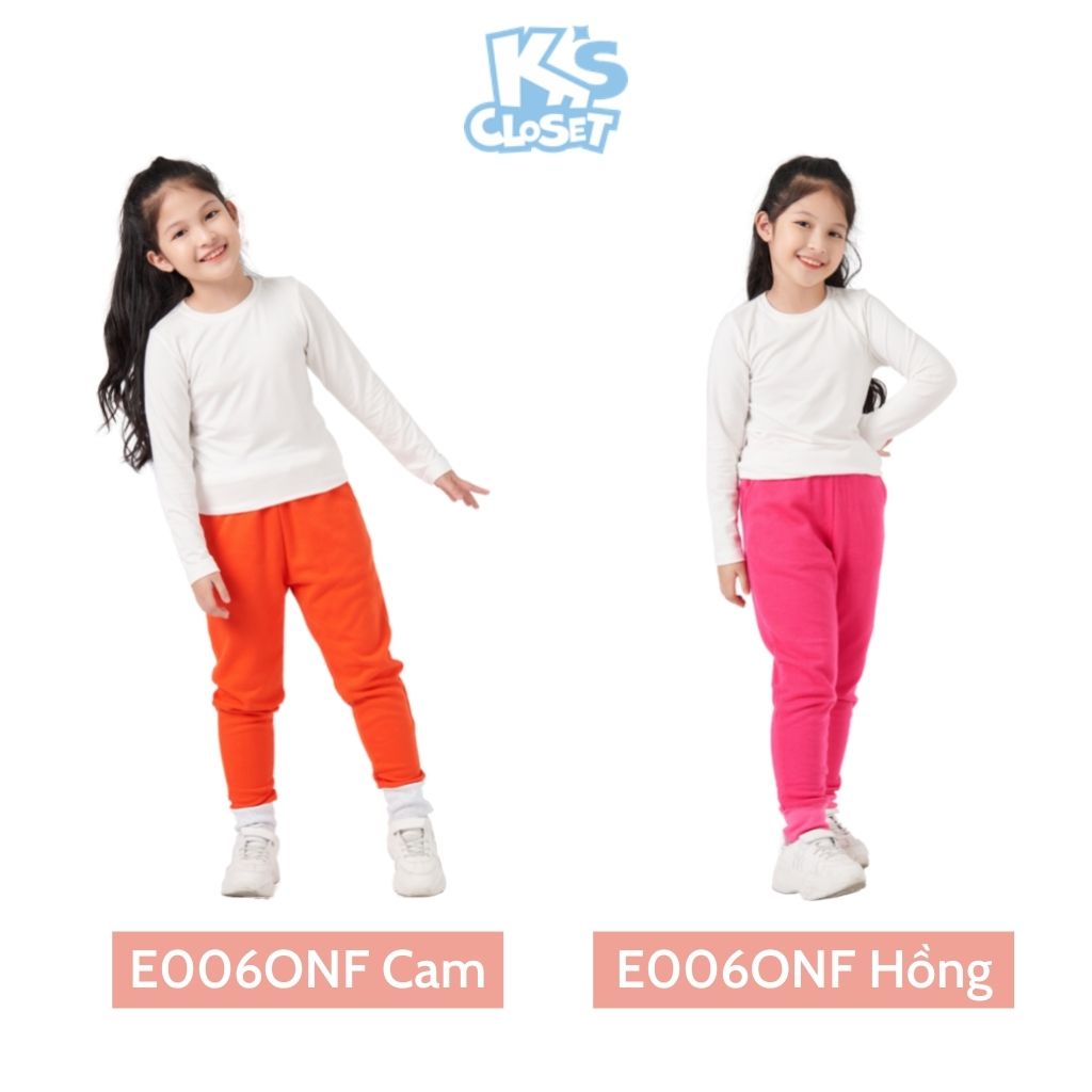 Quần Jogger cho bé K'S CLOSET (3 - 9 Tuổi) KT357ONF / E006ONF